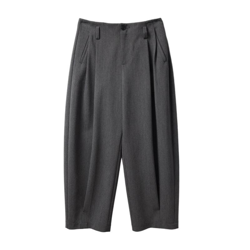 

2026 Spring Women s High-Waisted Wide-Leg Casual Pants - Korean Style, Slimming, Versatile, Skin-Friendly M сірий колір/лавовий