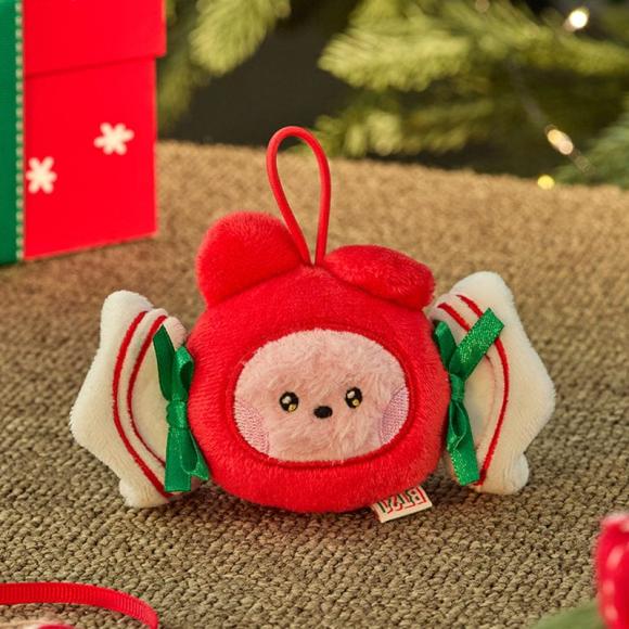 

Брелок для ключей в виде куклы BT21 Mini Minini Petit Holiday (7 вариантов персонажей) COOKY