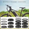 7/9Pcs Carbon Fiber Headset Spacer Replacement Road Bike Stem Washer Bicycles Handlebar Stem Rise Up Adjust Washers