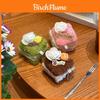 Cute Cake Plush Keychain With Pp Cotton Filling For Bags And Kids