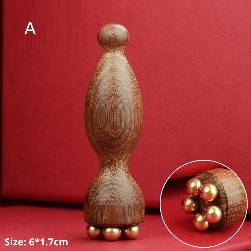 

Сандаловое дерево Гуа Ша Гладкий массажный инструмент для лица Форма семенной коробочки лотоса Массажная палочка для ухода за кожей лица для физиотерапии лица