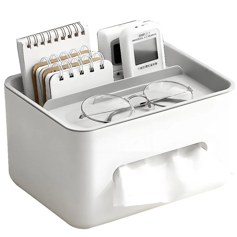 Multifunctional Sundries Ontainer Storage Home Tissue Box Napkin Holder Remote Control Storage Desk Organizer Office