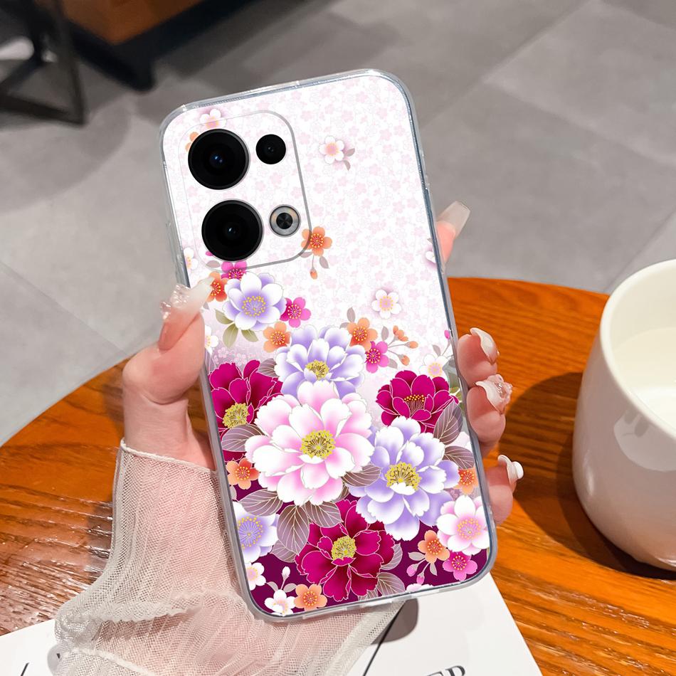 For Oppo Reno 13 Pro Case Creative Clear Soft Back Cover For Oppo Reno13 Pro 13Pro 5G TPU Slim Silicone Anti Drop Phone Cases