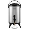 Stainless Steel Insulated Beverage Dispenser, 2 Gallon 7.6 Liter, Thermal Hot and Cold Drink Server Dispenser with Spigot Handle