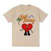 Nuova T-shirt da Uomo e da Donna con Bad Bunny Debi Tirar Mas Fotos DTMF World Tour Hip-Hop Rapper Stampa Grafica Musicale T-shirt da Donna e Uomo