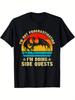 1pc, Men's  I'm Not Procrastinating, I'm Doing Side Quests  Gaming T-Shirt - Vintage Fashion Print,