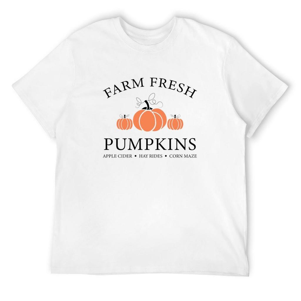 Farm Fresh Pumpkins T-shirt tunga t-shirts t-shirts för män
