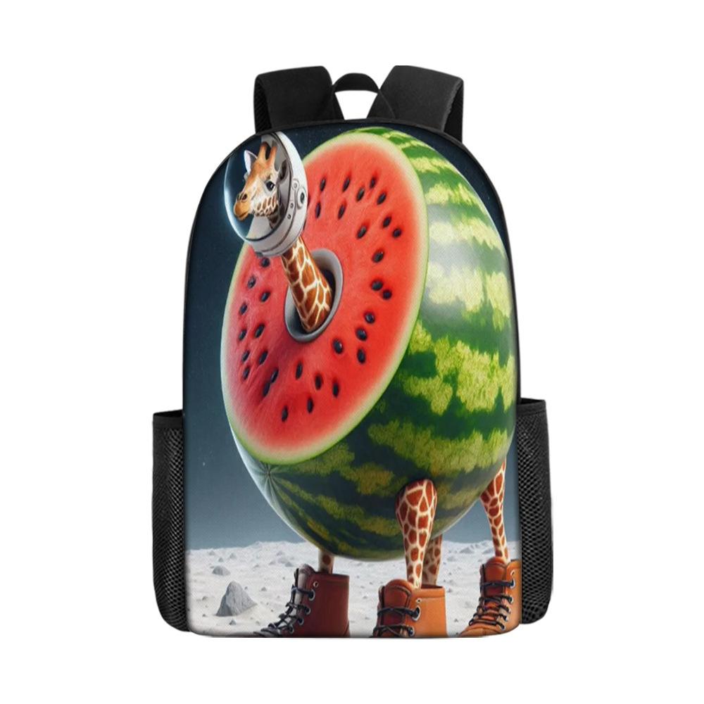 17 Inch Primary And Secondary School Schoolbag 3D Digital Color Printing Diy Backpack Oxford Cloth Backpack Printing