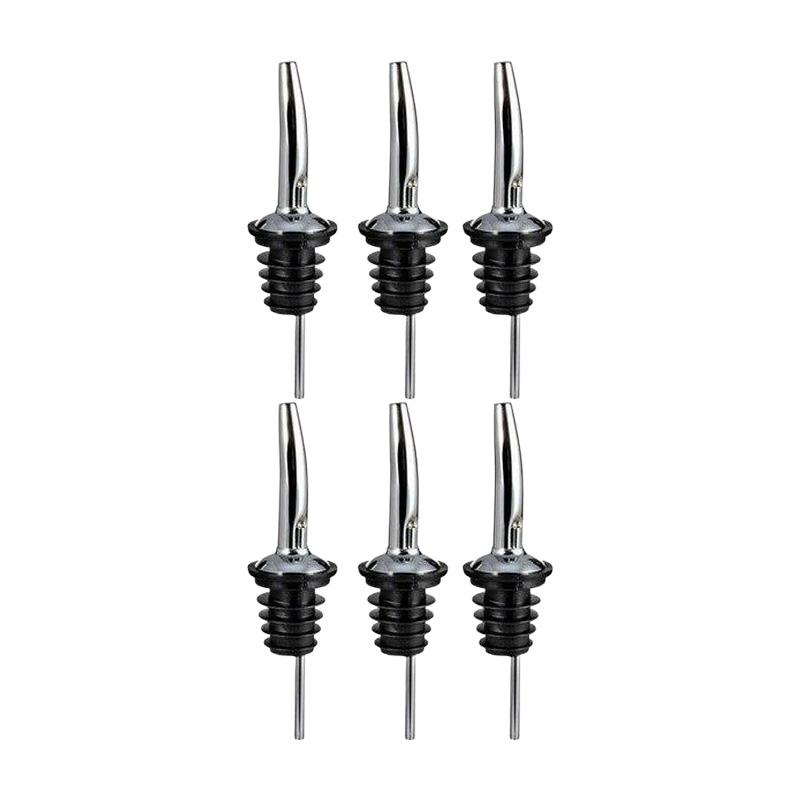 304 Stainless Steel Olive Oil Wine Bottle Stopper Pourer Dispenser Wine Mouth Liquor Spirit Glass Cap Flow Oil Bottle Pour Spout