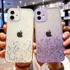 Luxury Glitter Candy Transparent Phone Case For iPhone 11 12 13 Pro Max XS X XR 7 8 Plus SE  Mini Shockproof Cases Cover