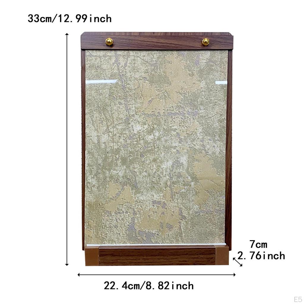 Decorative Nail Display Stand, Tip Sampler, Wooden Stand for Home Manicure