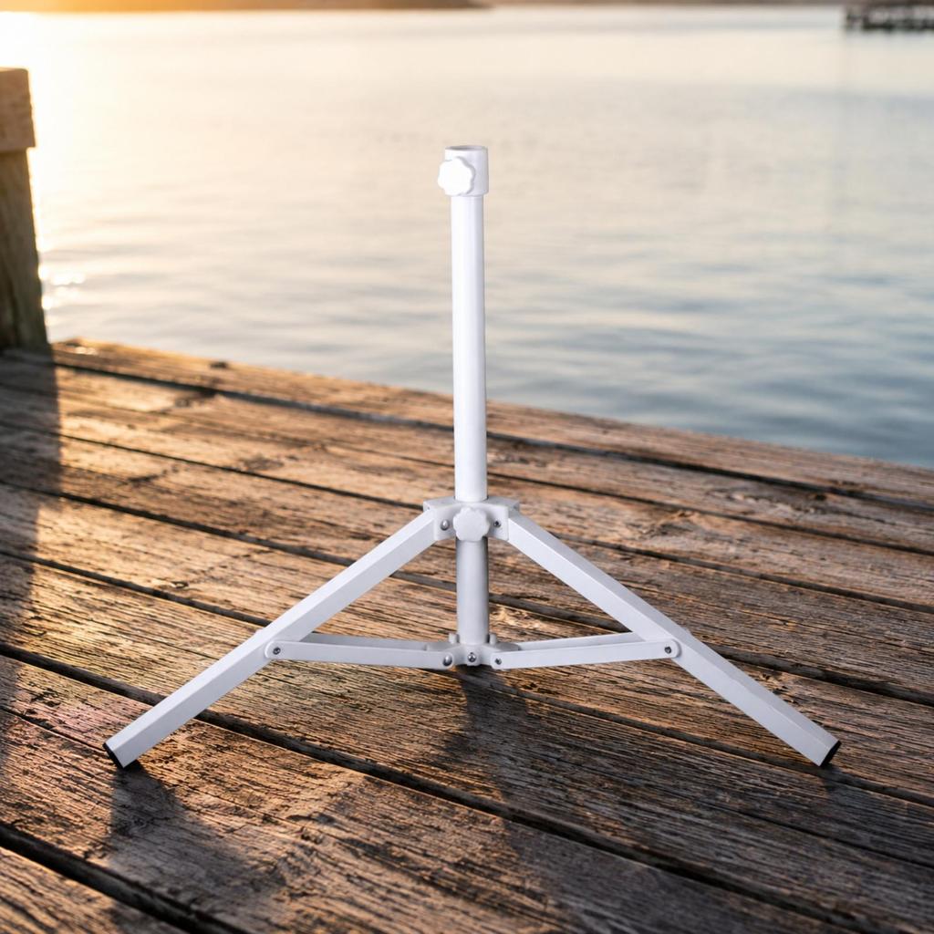 Fishing Umbrella Base Stable Triangular Stand Heavy-Duty for Beach