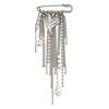 Elegant Alloy Heart Shaped Brooch Corsage Pin For Women Perfect For Daily Wear And Special Occasions