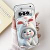 For Nothing Phone 3A Case A059 Cover Fashion Flower Soft Silicone Black Shockproof Cover On Nothing Phone3A 3 A 3APro A059P Capa