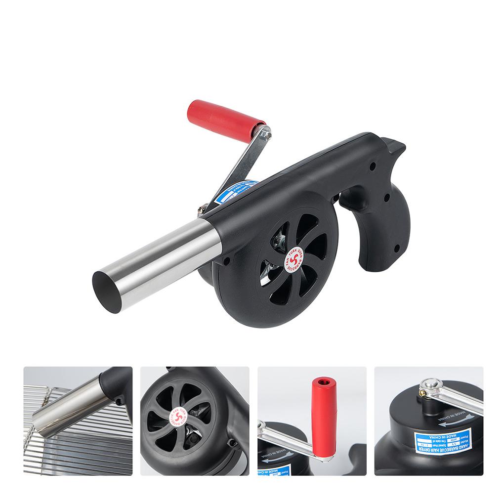 Tragbares Handverbrennungsgebläse für BBQ, langlebige Wärmedämmung, leicht zu tragen, Grill im Freien