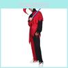 Set Costume Clown Horror di Halloween in Tessuto Poliestere per Cosplay e Feste a Tema