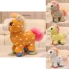 Sunshine Rainbow Pony Plush Toy With Soft Short Fur For Kids Gift And Collectors