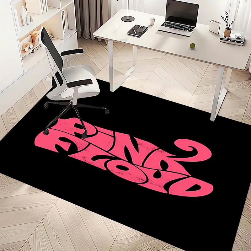 Rock Band P-Pink F-Floyd Print Area Rug - Soft,Washable Non-Slip Indoor Mat,Living Room,Home Office Decorative Rug