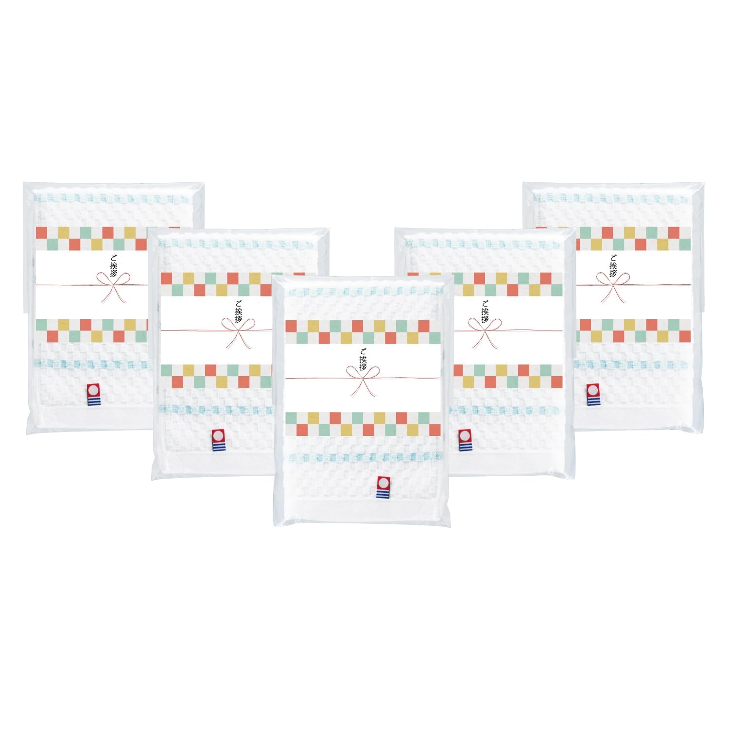 

Moving small fits in the comes with a comes with a stylish checkered noshi greetings, gifts, towels, Imabari, post, noshi-style sticker, handle, cute, белый