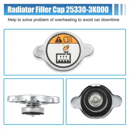 Engine Radiator Coolant Filler Neck with Cap TWO  for Kia Soul