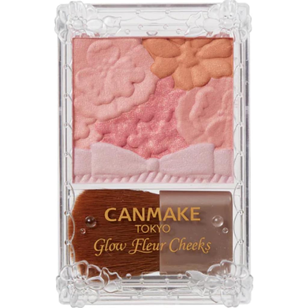 Canmake Powder Glow Fleur Cheeks 03 Fairy Orange 6.3g