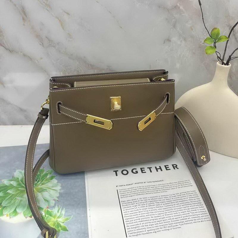 2025 New Genuine Leather Women's Bag Head Layer Leather Bucket Bag Tote Bag Single Shoulder Underarm Small Bag Cross Border