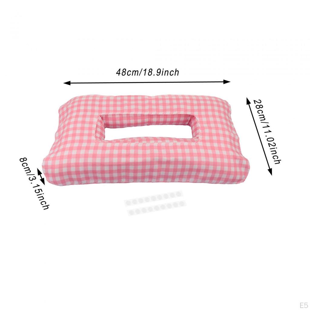 Ear Piercing Pillow Portable Breathable Washable Neck Support for wearing Headphones