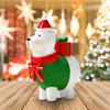 Christmas Decoration Statue Table Miniature Cute Hand Painted Photo Prop for