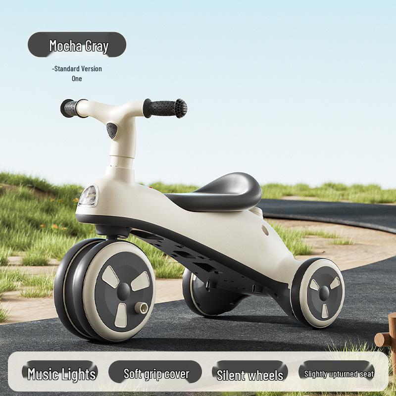 Multi-Functional Unisex Children's Tricycle: 3-in-1 Ride and Push for Ages 1 and Up