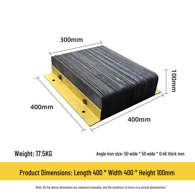 Rubber Anti-Collision Pad Car Stopper for Warehouse Dock and Truck Unloading