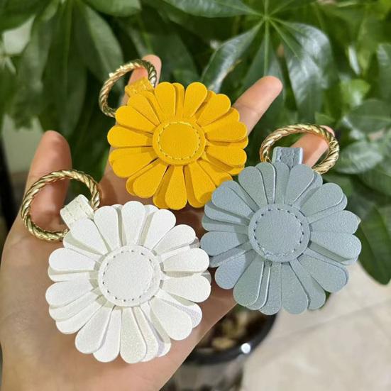 Yousheng Flower Magnetic Hat Clip Hands-Free Bag Backpack Handbag Luggage Hanging Faux Leather Cap Holder Vacation Traveling Essentials