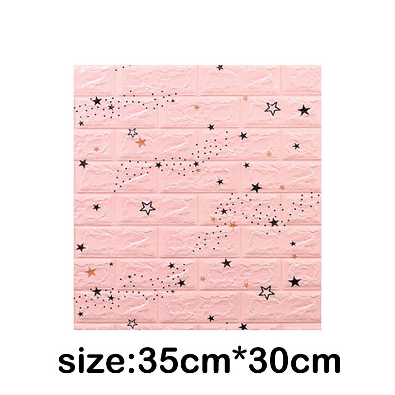 5-30pcs Self-adhesive 35cm*30cm Wallpaper Peel and Stick Wallpaper Decoration for Bedroom Brick Pattern Pvc DIY