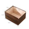 Vintage Solid Wood Tea Storage Box, Traditional Mortise and Tenon Sliding Lid Drawer, Desktop Organizer Case for Home Office