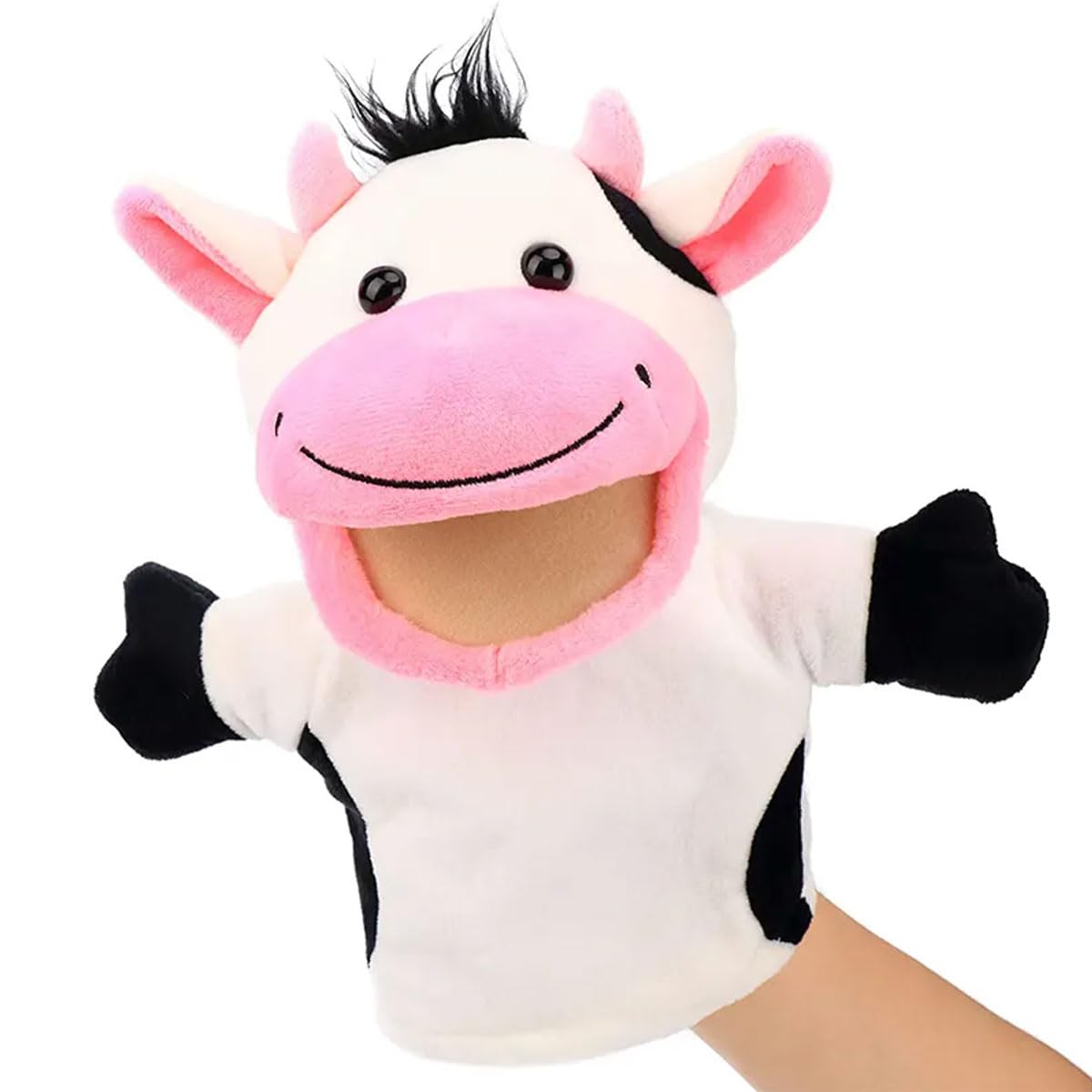 

ENN LLC Puppet, Hand Puppet, Plush Toy, Ventriloquist Puppet Show Glove Puppet (Cow)
