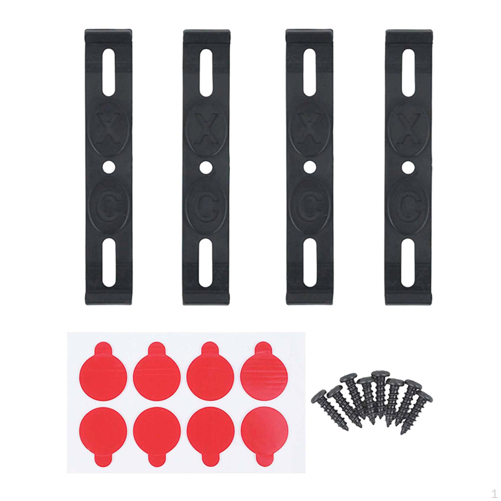 

4x Frameless European Holders Vehicles Car Tag Plate Brackets