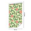 Lime and Green Flowers Wallpaper for Living Room and Bedroom 50x1000