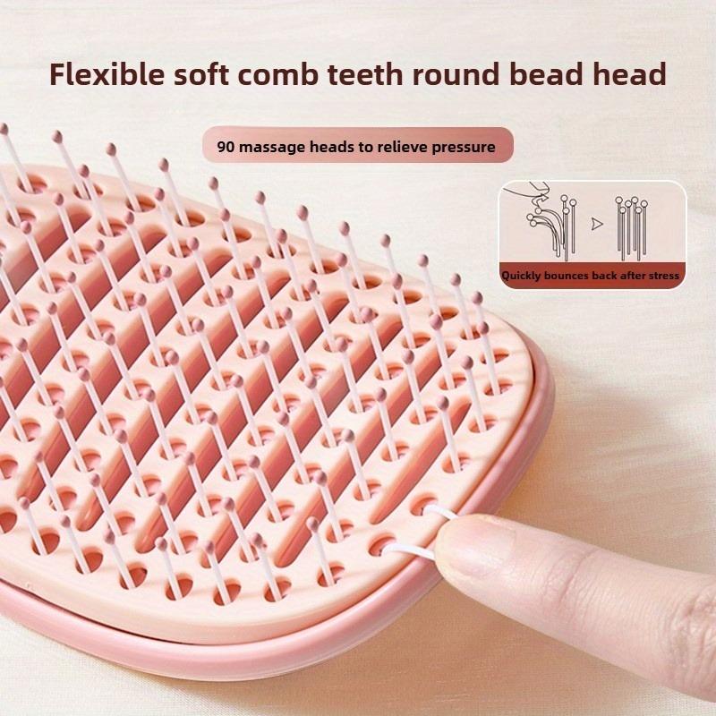 1pcs Self-Cleaning Hairbrush Scalp Massage Brush Anti-frizz Comb Portable Fluffy Volumizing Brush Hair Styling Tools