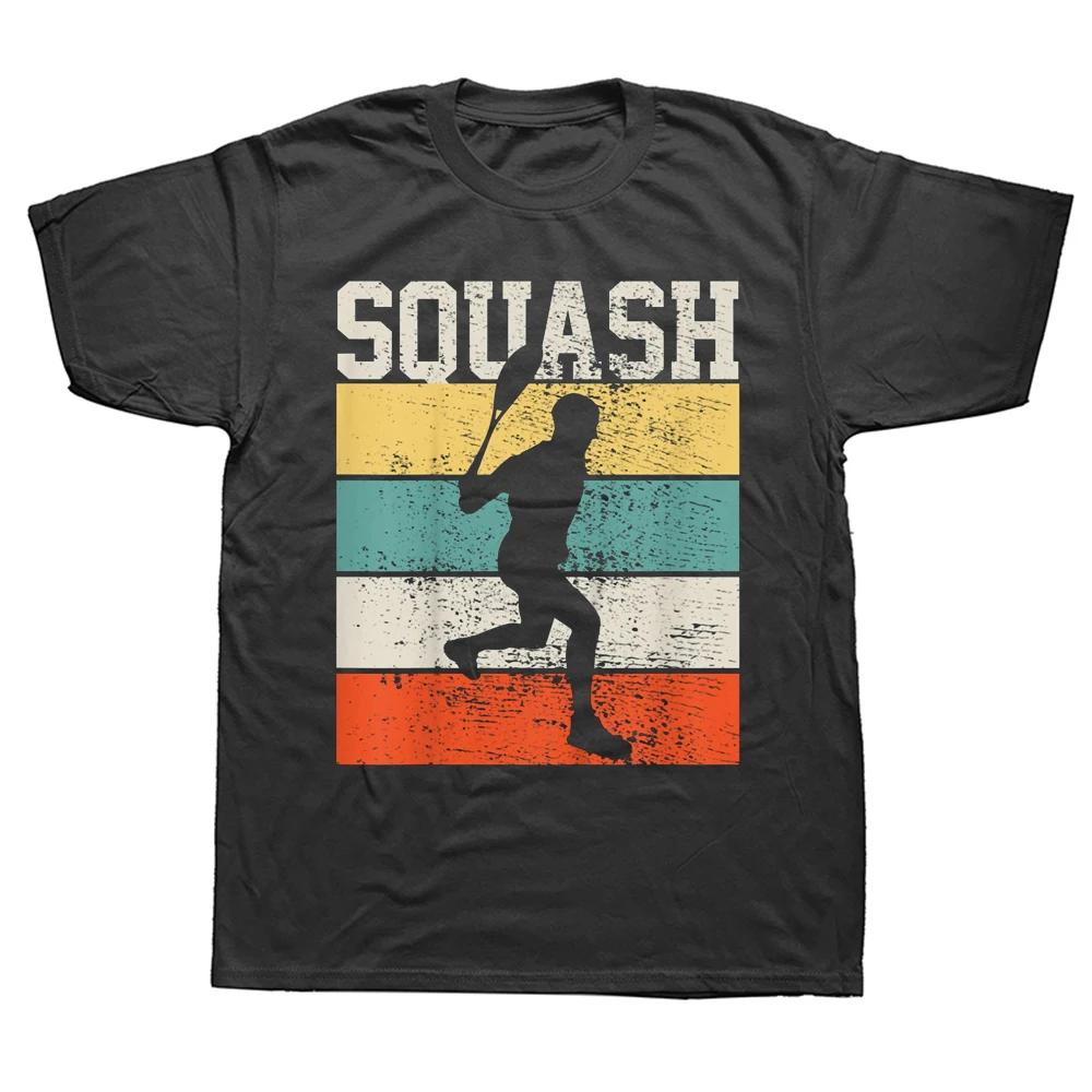 

Funny Squash Player T Shirts Graphic Cotton Streetwear Short Sleeve Birthday Gifts Summer Style T-shirt Mens Clothing - Men s... S разноцветный