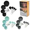 8-Piece Stainless Steel Handle Measuring Cup and Spoon Set with Scale