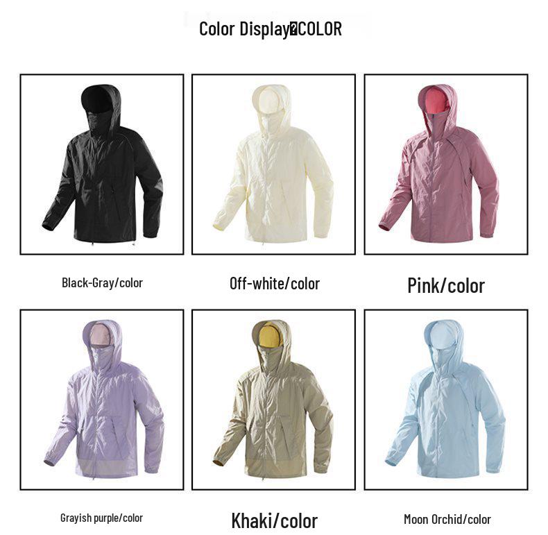 2026 Lightweight UPF50+ Hooded Cooling Sun Jacket for Men & Women: Popular Summer Sun Protection Clothing