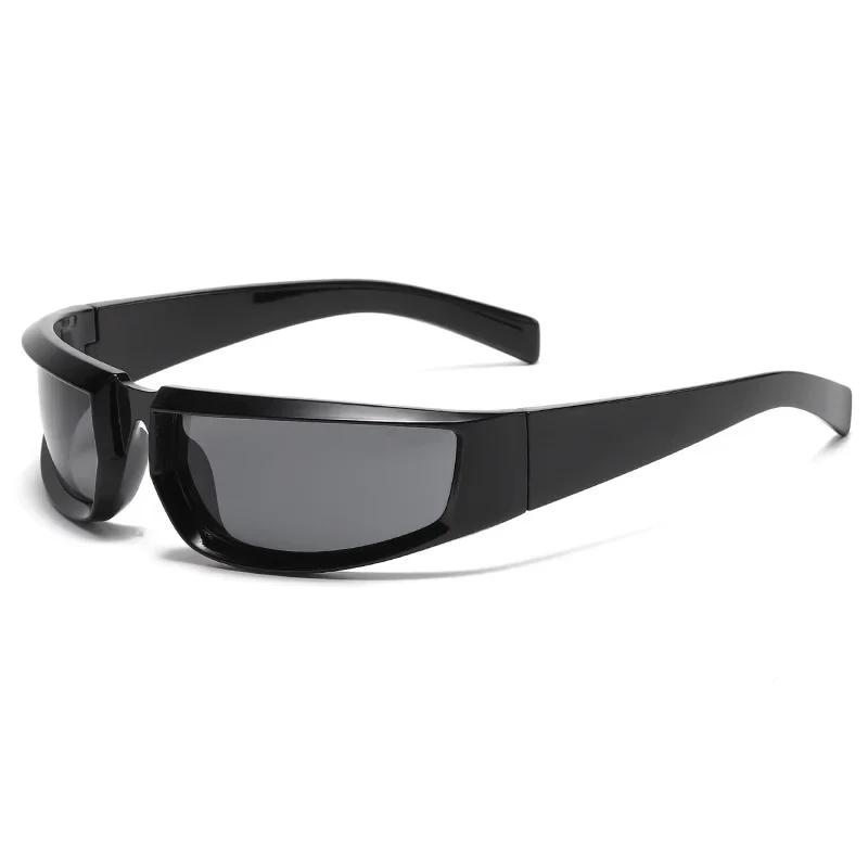 

Y2K Sports Punk Sunglasses Women Men 2023 Luxury Brand Designer Square Goggle Sun Glasses UV400 Colorful Mirror Fashion Eyewear