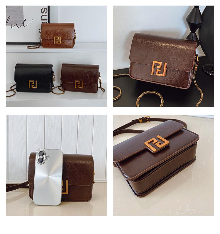 2024 Trendy Women's High-End Retro Crossbody Square Bag