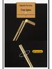 Golden Cudgel Brass Signature Pen - Magnetic, Baked Paint Finish, Ideal for Gifting, Business Promotions, or Student Use