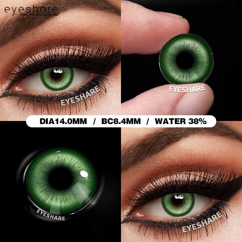Eyeshare Bunte Kontaktlinsen für Halloween, Anime-Zubehör, Linsen, Cosplay, Augenlinsen, jährlich, 2 Stück/Paar