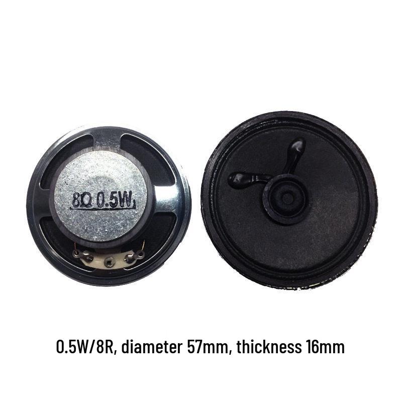 57mm Small DIY Speaker, 0.5-5W, 8 Ohm Audio Amplifier Accessory