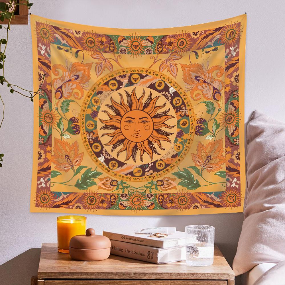 Cute Bedside Backdrop Tapestry Stylish Wear Resistant Ornament For Bedroom Home