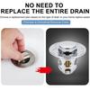 ash Basin Filter Drain Plug Water Plug Pressing Type Bug Proof Odor Proof Universal Spring Core Filter Accessories