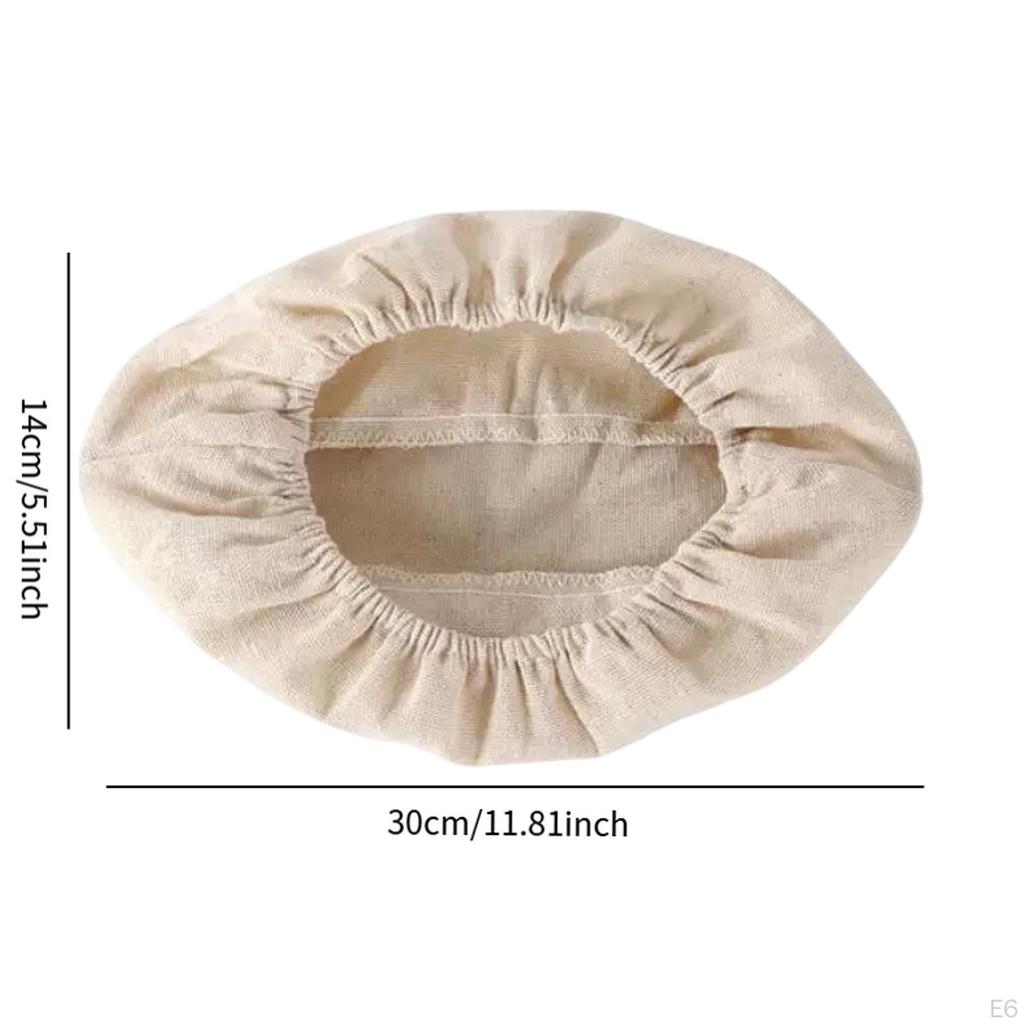 6 Stück Brotgärkörbchen Tuch Einlage Wiederverwendbar Tragbar