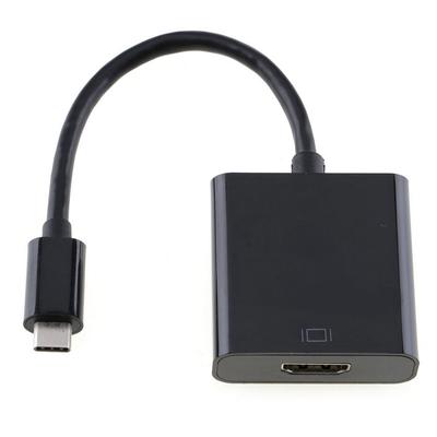 Câble Adaptateur USB 3.1 Type C USB-C vers HDMI 4K Noir Pour Apple MacBook 2015