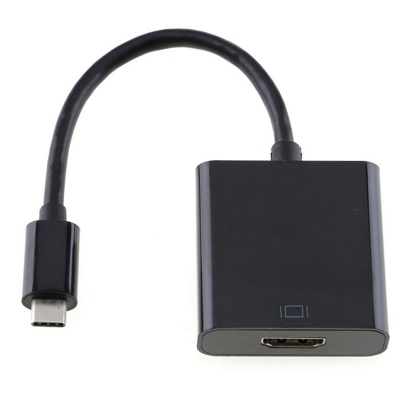 

Чорний перехідний кабель USB 3.1 Type C USB-C до 4K HDMI для MacBook Apple 2015 року